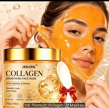 masqalar: JRNJRN Collagen Smoothing Face Mask – peptid və retinol tərkibli — 1