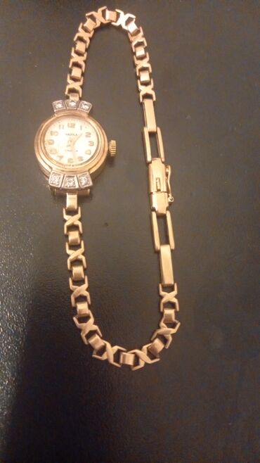 чайка resort: Часы с бриллиантами,,чайка" 17 камней, советское золото 583 пр. торг