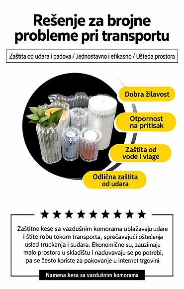 ruc formula: Folija na naduvavanje sa vazdušnim komorama – za zaštitu robe pri — 2