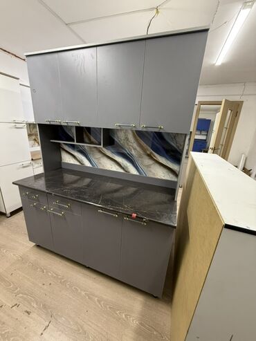 декоративные элементы для кухонной мебели: Ватсап Кухонный гарнитур в современном стиле, цвет графит. Состав