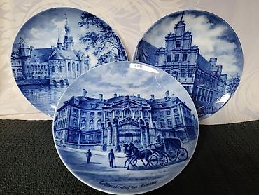 koktel set: Tanjiri novi za na zid iz 70ih.god.Berlin dizajn. Nemacki porcelanski — 1