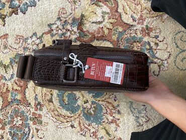 Барсетки: Барсетка, Butun, Материал: Натуральная кожа, Застежка на молнии, Множество карманов, Оригинал, Новый — 7