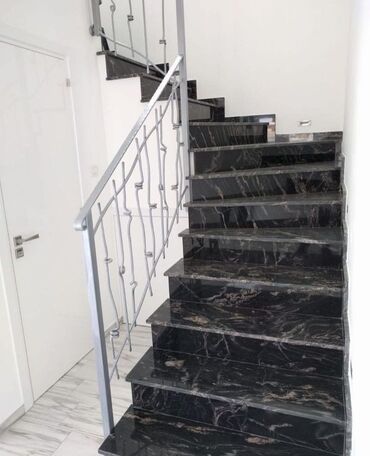 Mərmər: Mərmər pilləkənlərin hazırlanması və quraşdırılması - Material: təbii — 9