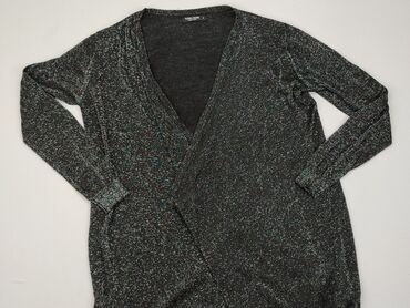 czarne t shirty z dekoltem v: Kardigan, Tom Rose, M, stan - Dobry