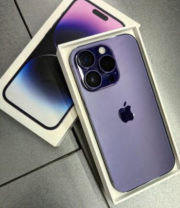 айфон6 новый: IPhone 14 Pro, Колдонулган, 256 ГБ, Deep Purple, Коргоочу айнек, Кабель, Куту, 87 %