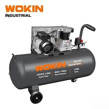 WOKIN ENDUSTRIYEL hava KOMPRESORU 100L 2.2KW/3HPTexniki Göstəricilər 🔹