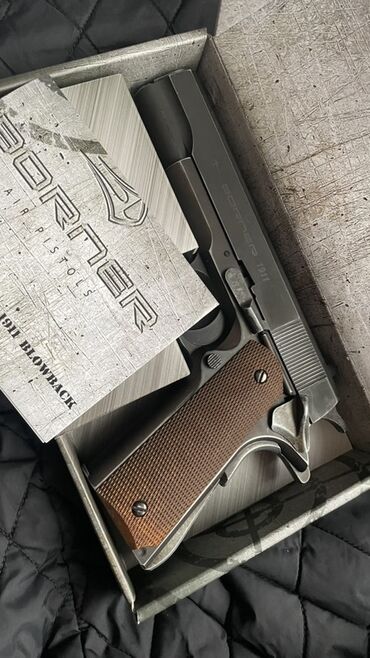 aeroforce набор инструментов: Пневматический пистолет Borner 1911 с функцией Blowback, выполненный в