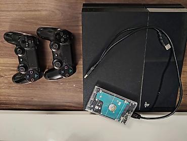 ps4 hard disk: PlayStation 4 (PS4) oyun konsolu seti Komplekt: - PS4 konsolu — 1