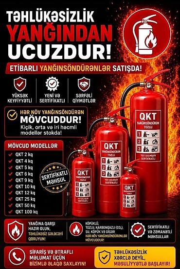 aksesuarlar: İstenilen növ yanğın söndürme balonlarının satışı ve dolum xidmeti — 2