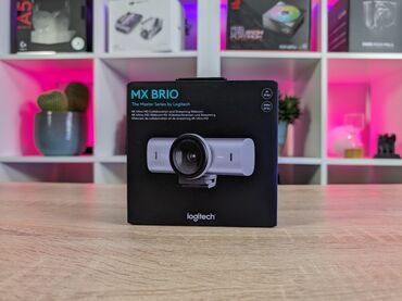 защита камеры: Веб-камера Logitech MX Brio 4K Graphite Высокое разрешение для