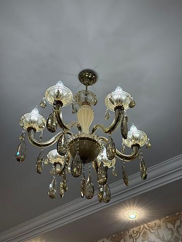 İşıqlandırma: Çılçıraq, 8 lampa, Metal — 2