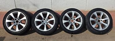 Шиналар: Дөңгөлөктөр монтажда 255 / 45 / R 18, Кыш, Колдонулган, Комплект, Жол тандабастар (АТ/МТ), Куйма — 1