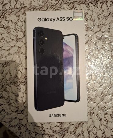 Samsung: Samsung Galaxy A55, 256 GB, rəng - Qara, İki sim kartlı
