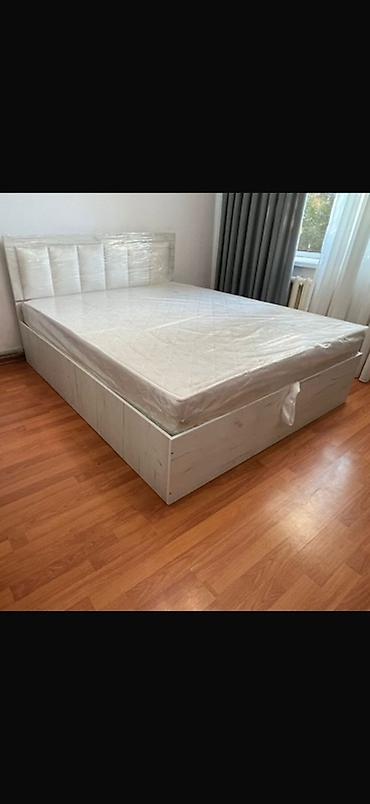bunk bed: Двуспальная кровать, Б/у, С ящиком для хранения, длина - 160 см — 2