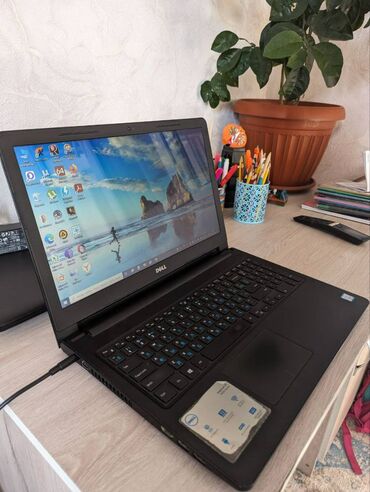 dvd ноутбук: Dell, 8 ГБ ОЗУ, Intel Core i5, 15.6 ", Б/у, Для работы, учебы, память SSD