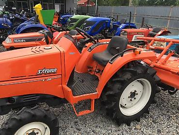 Мини-тракторы Kubota: Мини-трактора японских брендов с навесным оборудованием (роторные — 5