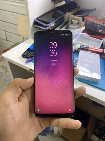 электронные весы для человека: Samsung Galaxy S8, Колдонулган, 64 ГБ, түсү - Кара