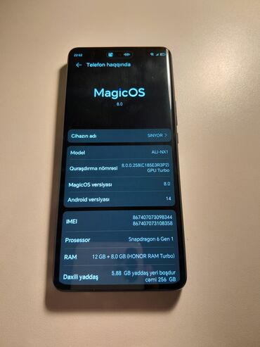 Honor: Honor X9b, 256 GB, rəng - Qara, İki sim kartlı, Face ID, Sensor — 7