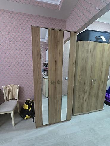 İkiqapılı paltar dolabı - Material: ağac teksturalı laminat (MDF/LDSP lalafo.az -da İkiqapılı paltar dolabı - Material: ağac teksturalı laminat (MDF/LDSP