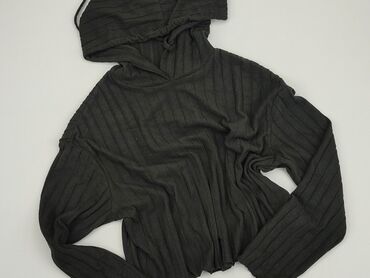 seksowne czarne bluzki: Hoodie, Shein, M (EU 38), condition - Good