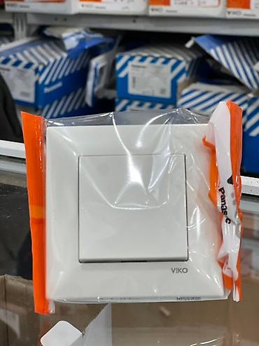viko: Выключатель Viko (Panasonic), одинарный, скрытой установки. - Цвет — 1