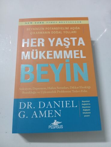 Bestsellerdən Dr.Daniel G.Amenin Her yaşta mükemmel beyin kitabı yeni