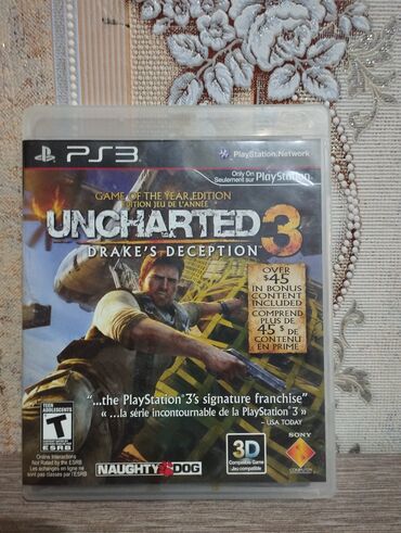 ps3 diskleri: Uncharted 3 diski ideal vəziyyətdədir