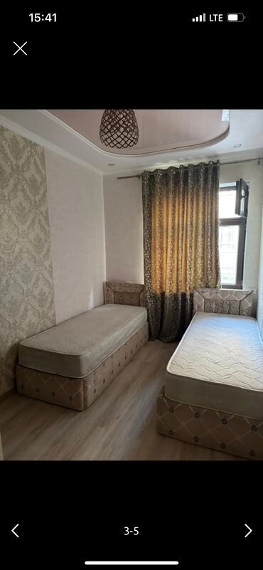 квартира ош 1 комнатные аренда: 2 комнаты, Собственник, С мебелью частично