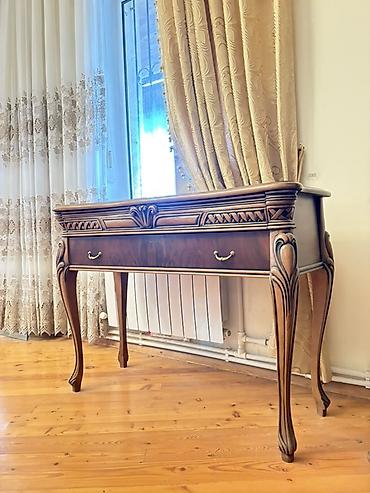 2el mebeler: Təcili satılır! Klassik lüks yemək otağı mebel dəsti, təmiz ağac əl — 10