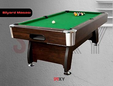 billiard masası: Bilyard masası (Amerkanka) Evdə və ya əyləncə məkanlarında istifadə — 1