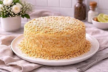 duru yağ: 🍰 EV ÜSULU NAPOLEON TORTU — SİFARİŞ QƏBUL OLUNUR! 🍰 🧈 Təbii kərə yağı — 2
