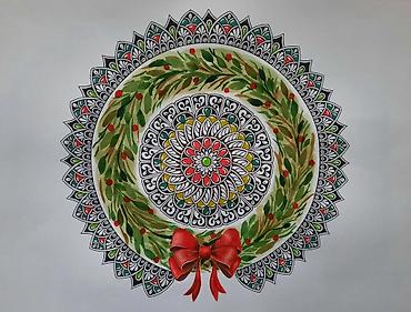 ramka sifarisi: Əl işi qrafika və illüstrasiya rəsmləri (mandala və naxışlı — 10