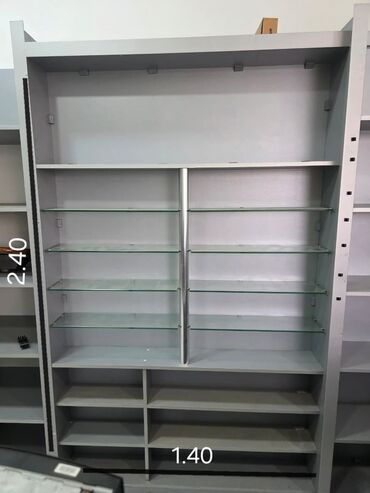 Rəf vitrinləri: Avtoservis/avtoehtiyat mağazası üçün tam hazır vitrin və rəf sistemi — 5