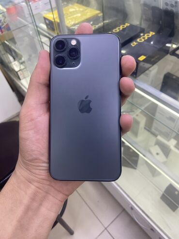 iphone 11 256: IPhone 11 Pro, Б/у, 256 ГБ, Зеленый, Защитное стекло, Кабель, 86 %