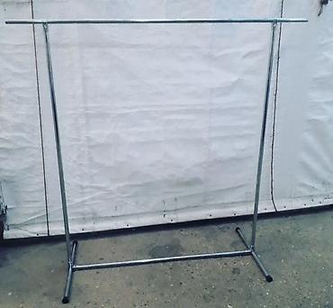 вешилка: Metal geyim asqısı üçün yerüstü stend - Material: möhkəm metal — 1