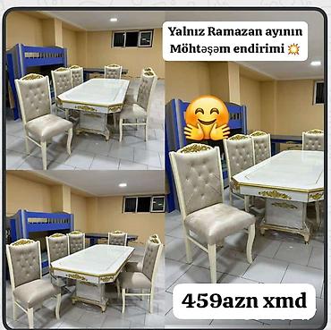 eyvan ucun stol stul: Masa desti yeni — 1