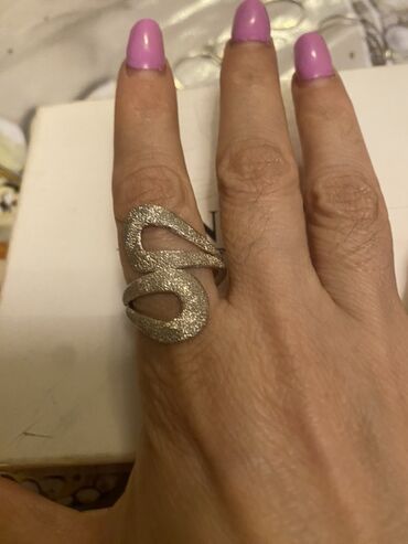 Üzüklər: Alyans, Üzük, Swarovski, Gümüş, 916 Əyar, Topaz — 6