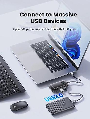 notebook bluetooth: 🔌 ORICO PDD11-6PR 6-in-1 USB Hub – Güclü və Çoxfunksiyalı Həll! 💼 Ofis — 4