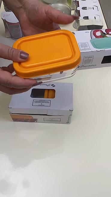 bucaq: Pasabahce Snowbox – 2 ədəd qida saxlama qabı dəsti. - Material — 3
