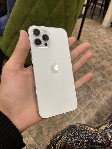 iphone 12 pro max 128 qiymeti: IPhone 12 Pro Max, 128 GB, Matte Silver, Face ID, Simsiz şarj