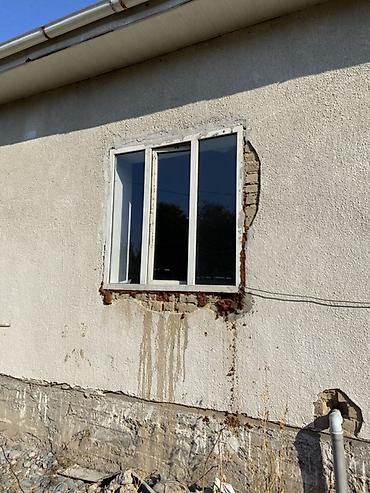 эшик уйдуку: ПВХ окно трехстворчатое с поворотно‑откидной средней створкой - — 3