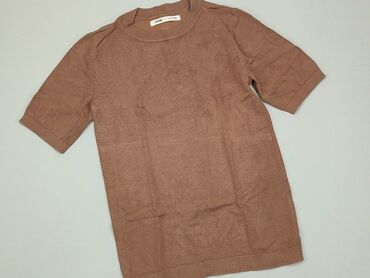 brązowy t shirty damskie: T-shirt, SinSay, XS, stan - Dobry