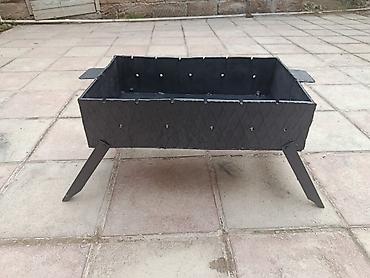 das komur: Metal manqal (kömürlə işləyən) - Material: qalın metaldan — 2