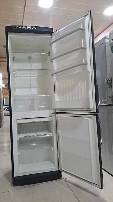 mini soyuducu: NARA iki qapılı soyuducu - Rəng: qara korpus, gümüşü qapı tutacaqları — 1