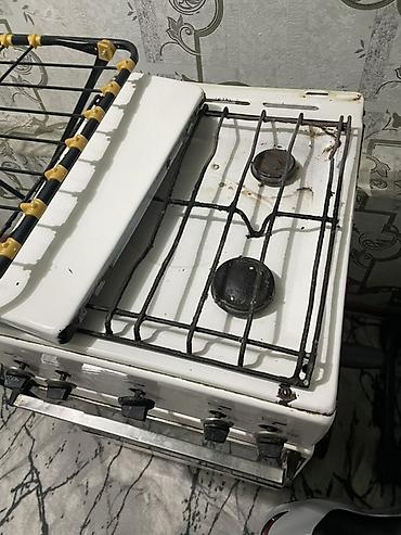 лампы освещения: Газовая плита с духовкой, напольная, классический белый корпус — 4