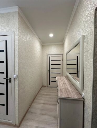 квартира на лень: 1 бөлмө, 34 кв. м, 105-серия, 7 кабат, Евроремонт