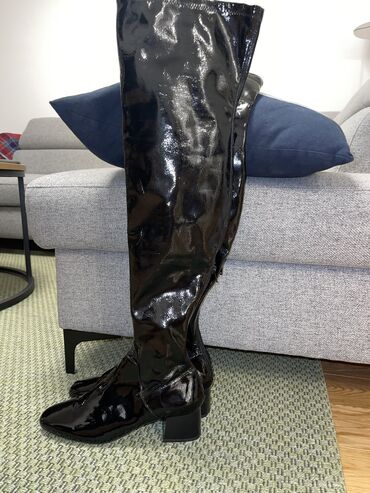 obuća bata beograd: High boots, Mango, 39