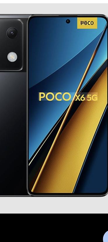 yeni model telefonlar: Poco X6 Pro, 512 GB, rəng - Qara, Barmaq izi — 1