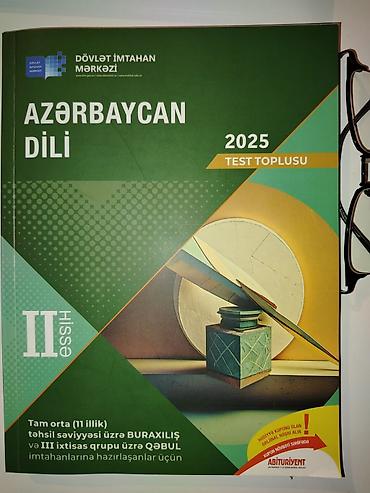 Testlər: Dövlət İmtahan Mərkəzinin ən son 2025-ci il nəşri olan Azərbaycan dili — 2