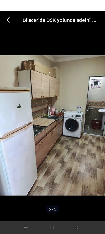 nabran evler kiraye: 60 kv. m, 1 otaqlı, Kombi, Qaz, İşıq